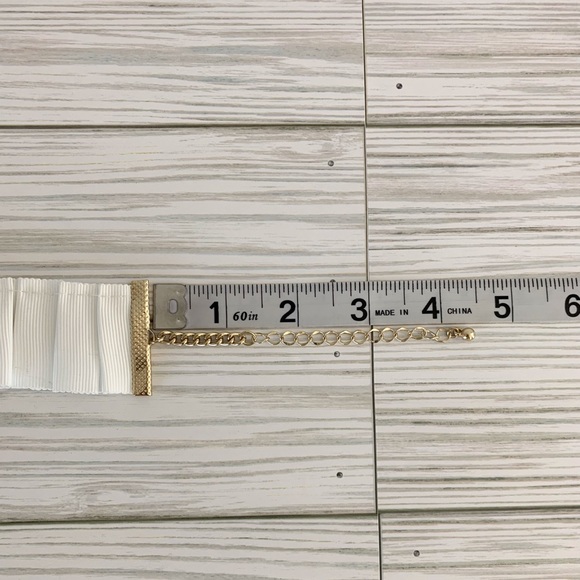 INC Crystal & White Stone Ribbon Choker Necklace - Picture 15 of 15